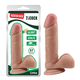 Телесный фаллоимитатор на присоске Fashion Dude 7.9 Inch Cock