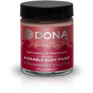 Краска для тела Dona Kissable Body Paint - STRAWBERRY SOUFFLE 59 мл