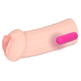 Мастурбатор Вагина с вибрацией телесного цвета Kokos Elegance 004 Vibe