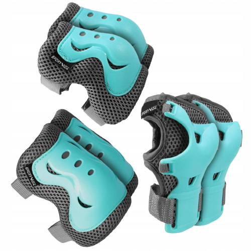 Комплект захисний SportVida 3 в 1 SV-KY0008-M Size M Blue/Grey - 1