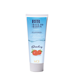 Лубрикант на водной основе с ароматом клубники Attraction BTB waterbased strawberry 75 мл