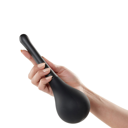 Анальная груша для очищения черная Seven Creations Squeeze Clean - 3