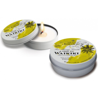 Масажна свічка Подорож на пляж Вайкікі Petits Joujoux 43 грами