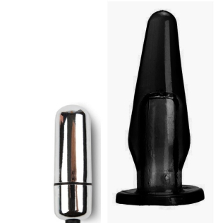 Анальний вібро плаг на палець SKN-ANL016 Vibro