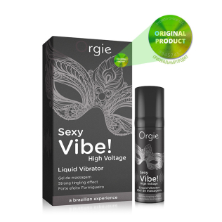 Возбуждающий крем гель (Жидкий вибратор) Orgie SEXY VIBE сильная вибрация 15 мл