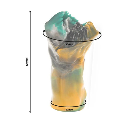 Мастурбатор рот із зубами різнокольоровий Epic Arges Cyclop - 3