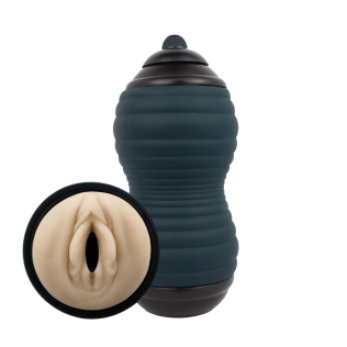 Мастурбатор Вагіна в колбі тілесного кольору Adrien Lastic Siltex Ultra