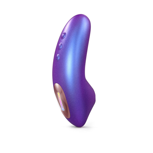 Вакуумный клиторальный стимулятор с пультом управления фиолетового цвета Love To Love Dreamer - 1
