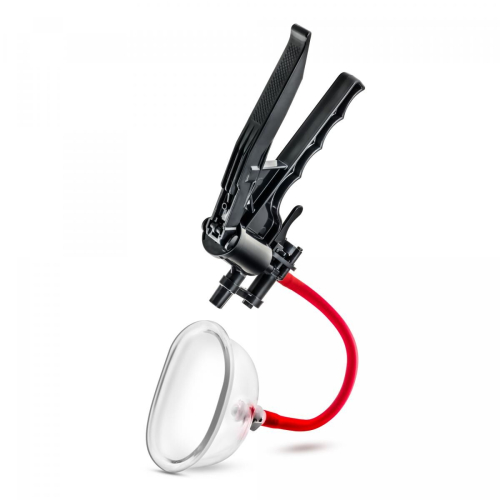 Вакуумна помпа для вульви механічна прозора Blush Temptasia Advanced Pussy Pump System - 4