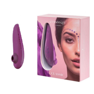 Бесконтактный вакуумный стимулятор клитора фиолетовый Womanizer Classic 
