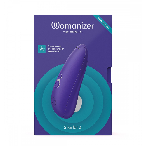 Вакуумный вибратор для клитора цвет Индиго Womanizer Starlet 3 - 8