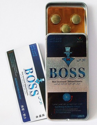 Возбуждающие таблетки для мужчин BOSS - 1