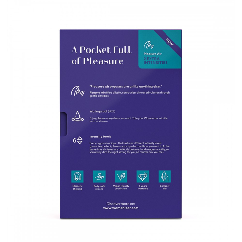 Вакуумный вибратор для клитора цвет Индиго Womanizer Starlet 3 - 9