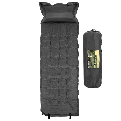 Килимок самонадувний Springos 193 x 68 x 3.5 см із подушкою PM033 - 1