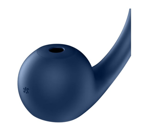 Смарт вибратор для точки G и с вакуумной стимуляцией клитора синего цвета Satisfyer Pro+ Wave 4 Connect App - 4