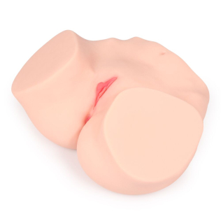 Мастурбатор Анус та Вагіна тілесного кольору Kokos 002 Hanna ONAHOLE Real Vagina Double Layer