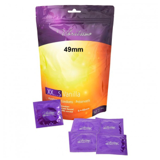 Презервативи з ароматом ванілі Vibratissimo XX... S Vanilla ширина 49 мм 50 штук