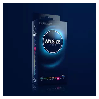 Презервативи ультратонкі з силіконовим мастилом My Size Pro 64 10 штук