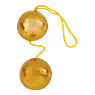 Вагинальные шарики цвет золотистый Loveshop Erowoman 