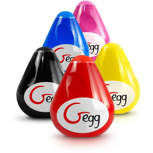 Мастурбатор яйце рожевого кольору Gvibe NEW! Gvibe Gegg - 9