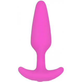 Анальная вибропробка силиконовая розовая Gvibe Gplug размер XS