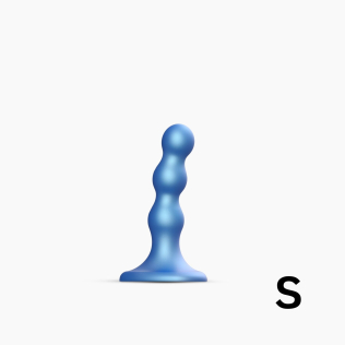 Насадка для страпону силіконова синя Strap On Me Dildo розмір S