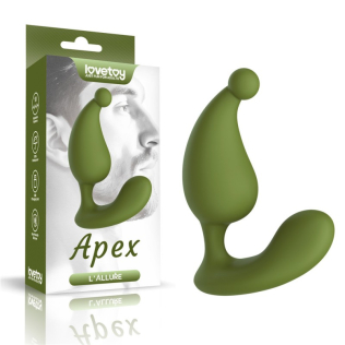 Вибромассажер простаты для мужчин зеленого цвета Lovetoy LAllure Apex Rechargeable Vibrator