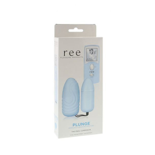 Виброяйцо голубого цвета REE Plunge 