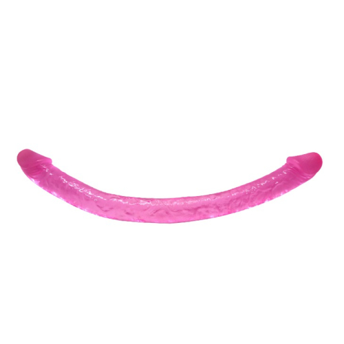 Двосторонній фалоімітатор реалістичний рожевий Baile Double Dones - 2