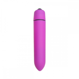 Вибропуля для стимуляции клитора из пластика фиолетового цвета Easytoys