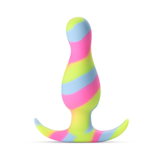 Анальная пробка разноцветная Blush Avant kaleido
