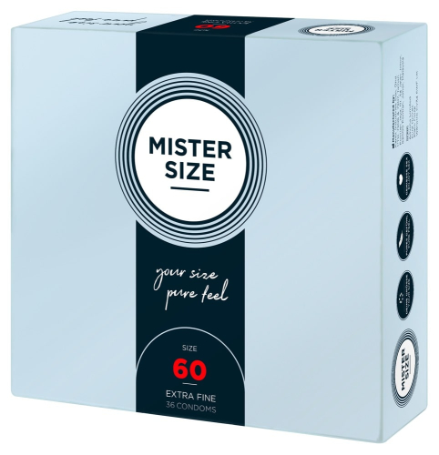 Презервативи Mister Size 60 mm (мм) 36 штук Містер Сайз - 1