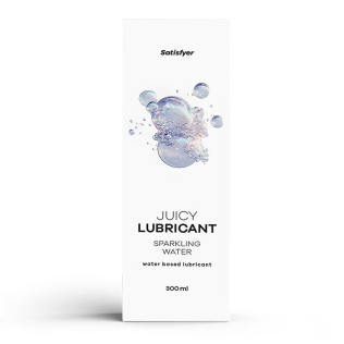 Лубрикант с покалывающим и освежающим эффектом на водной основе Satisfyer Juicy Lubricant Sparkling Water 300 мл