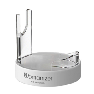 Універсальна підставка під секс іграшки з протиковзкою сірого кольору Womanizer