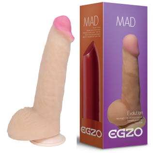 Фалоімітатор реалістичний на присоску з кібершкіри EGZO DS009