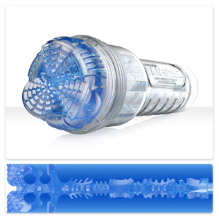 Мастурбатор анус голубого цвета Fleshlight Turbo Core Blue Ice