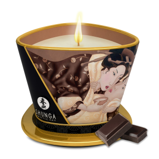 Массажная свеча с ароматом шоколад SHUNGA Intoxicating Chocolate 170 мл