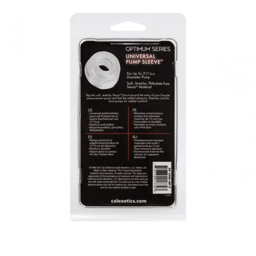 Універсальна насадка для вакуумної помпи прозорого кольору California еxotic novelties - 6