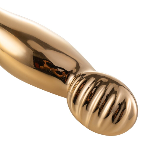 Вибромассажер простаты золотистого цвета Lockink Sevanda Eros Vibrating - 8