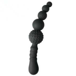 Анальні кульки чорні силіконові Lure Me small