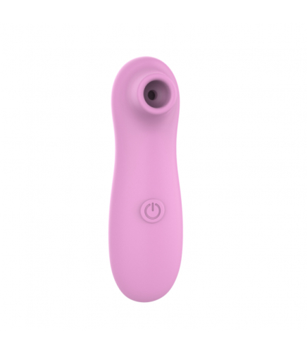 Вакуумный клиторальный стимулятор розового цвета Boss series - 3