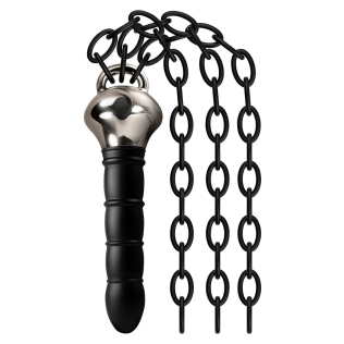 Вибратор-плеть черного цвета Rocks Off Deliver