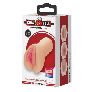 Мастурбатор вагіна тілесного кольору Lybaile Crazy Bull Eliana soft skin