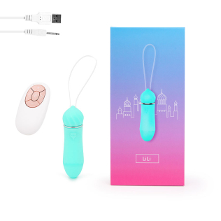 Вибромассажёр-яйцо цвет бирюзовый