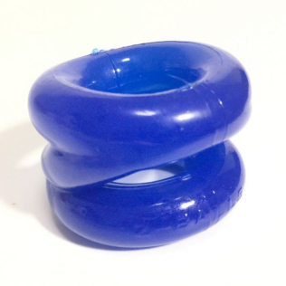 Зажим для мошонки синий Bdsm4u Z-BALLS ballstretcher &amp;amp; cockring ATOMIC JOCK