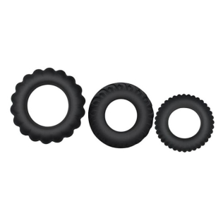 Набор из 3 силиконовых эрекционных колец XESE CR011