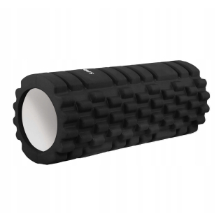 Масажний ролик (валик, ролер) Springos 33 x 14 см FR0013 Black