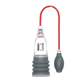 Гидропомпа для члена прозрачного цвета Bathmate HydroXtreme 3 длина до 7,5 см диаметр до 4,5 см