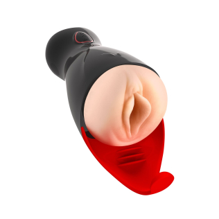 Мастурбатор вагина с вибрацией Real Body Real Sucking Pussy 2 черный