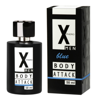 Духи с феромонами для мужчин X phero Men Blue Body Attack 50 ml